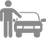 car rentals customer icon car rentals customer icon